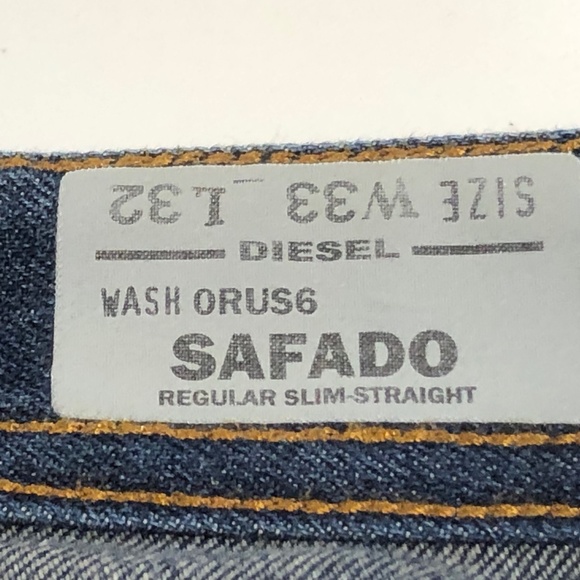 DIESEL JEANS SLIM FACTORY WASH, SIZE W32 MINT - Picture 5 of 8